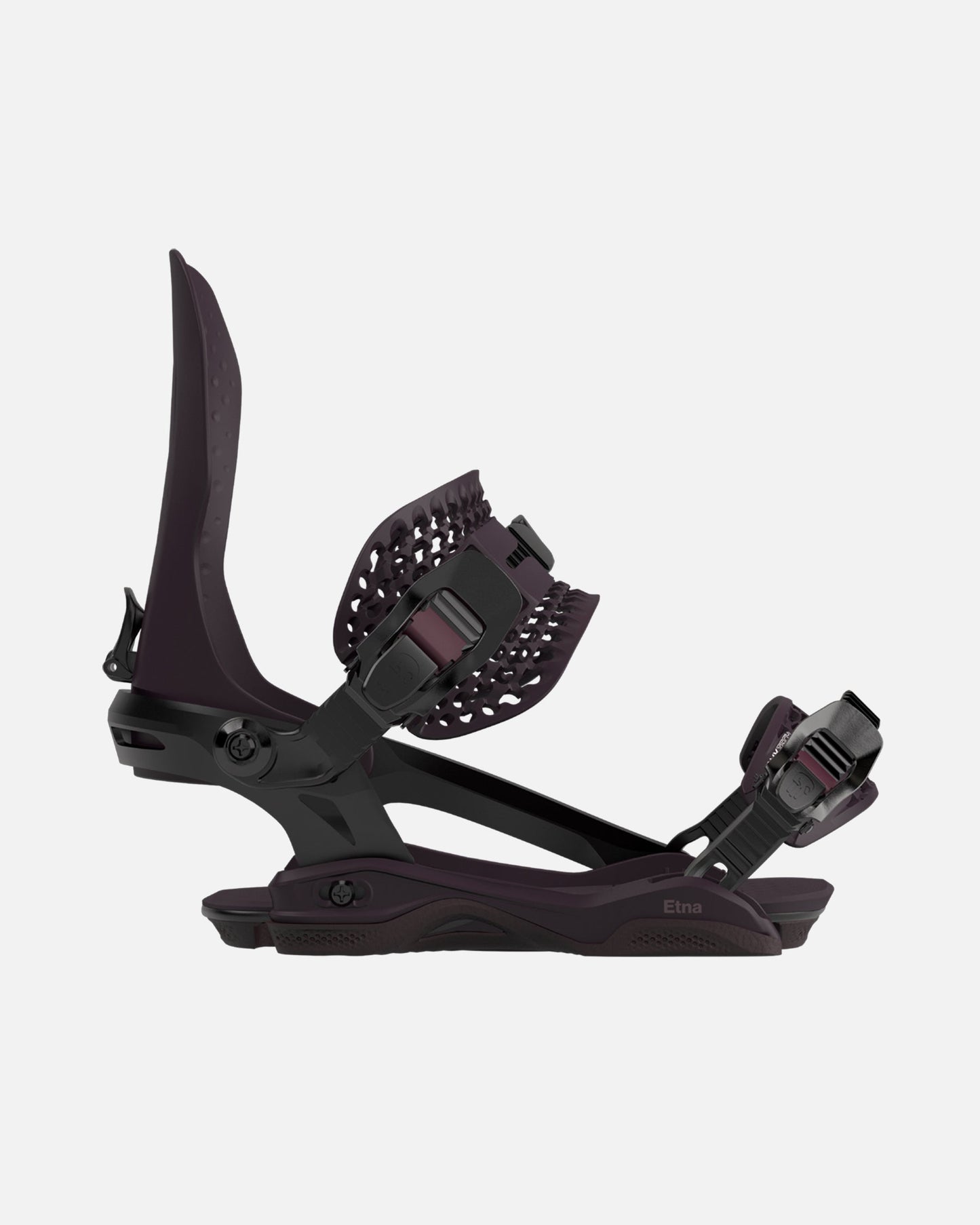 Bataleon etna Asymwrap 2023-2024 plum womens snowboard bindings five