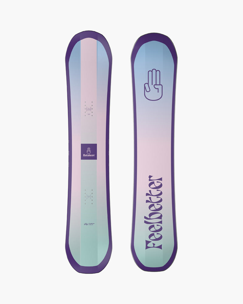 Bataleon Feelbetter womens snowboard 2023 back cover product photo