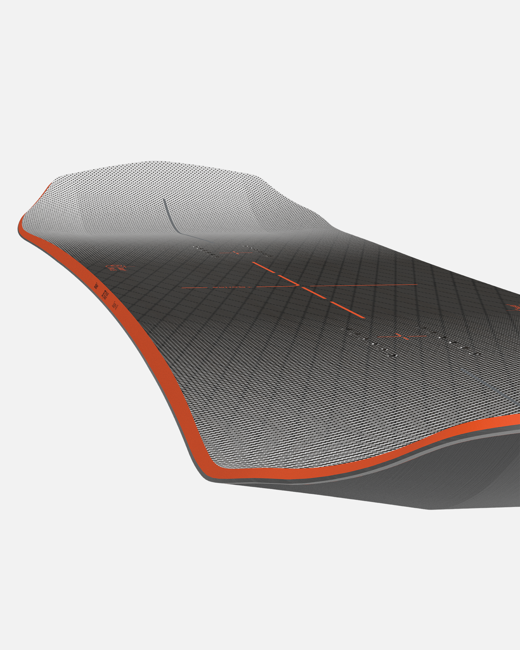 Men snowboard in black and orange. Disaster+ 2025 | Bataleon Snowboards™ 2025.