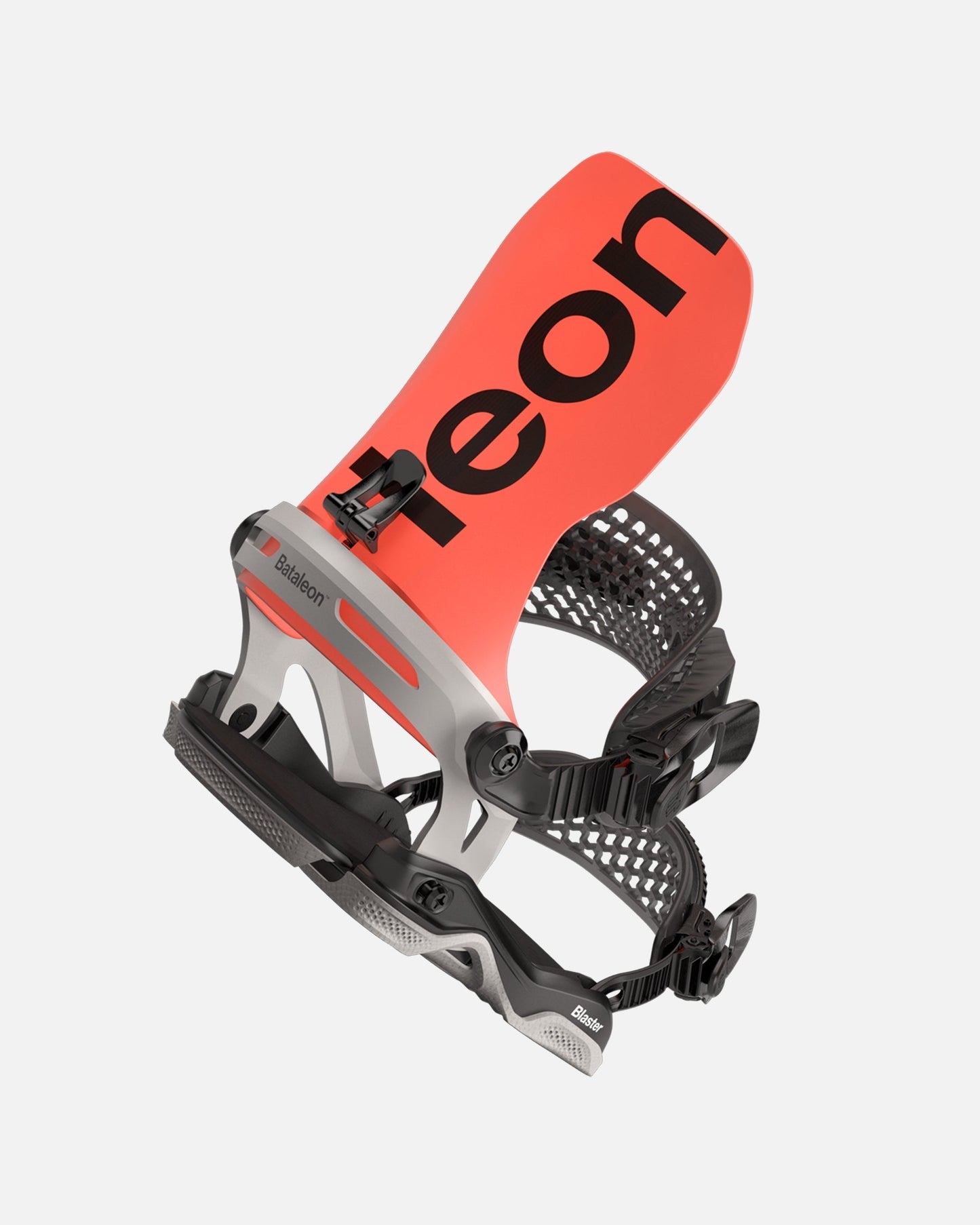 color-neon-red/glacier-gray Bataleon blaster Asymwrap 2023-2024 neon red glacier gray mens snowboard bindings one