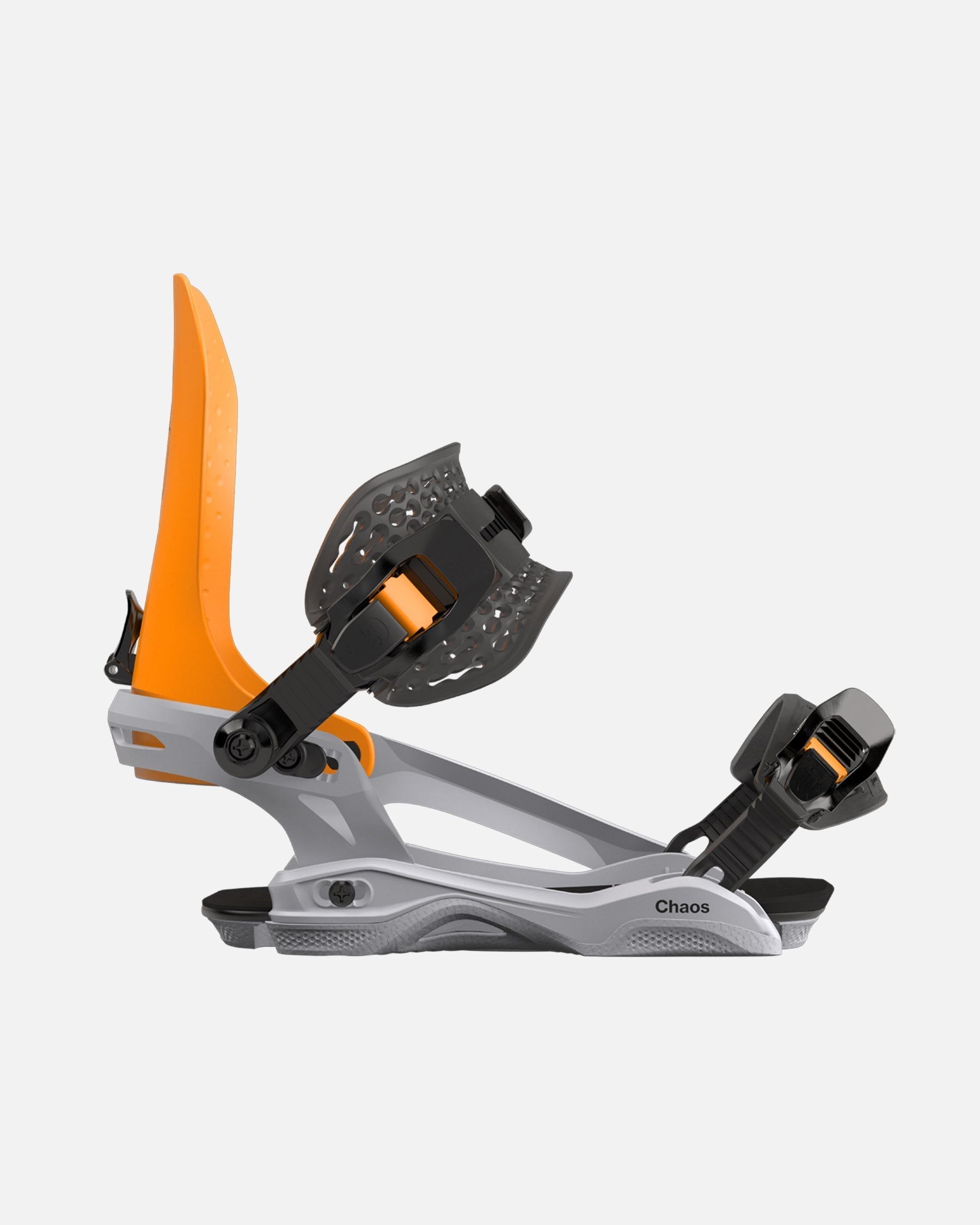 color-neon-orange/glacier-gray Bataleon chaos Asymwrap 2023-2024 neon orange glacier gray mens snowboard bindings five