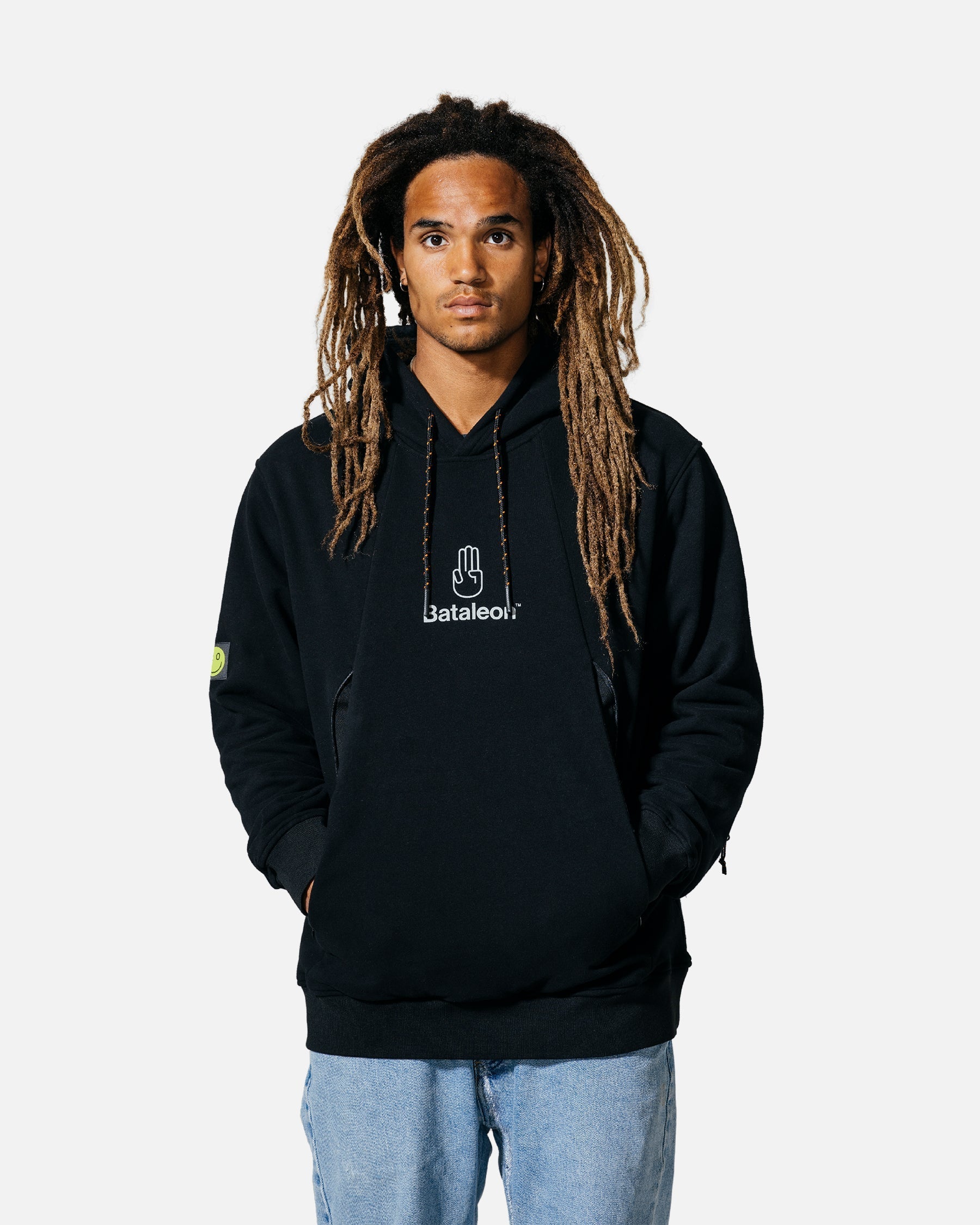 Bataleon snowproof delta hoodie 2023-2024 black apparel one
