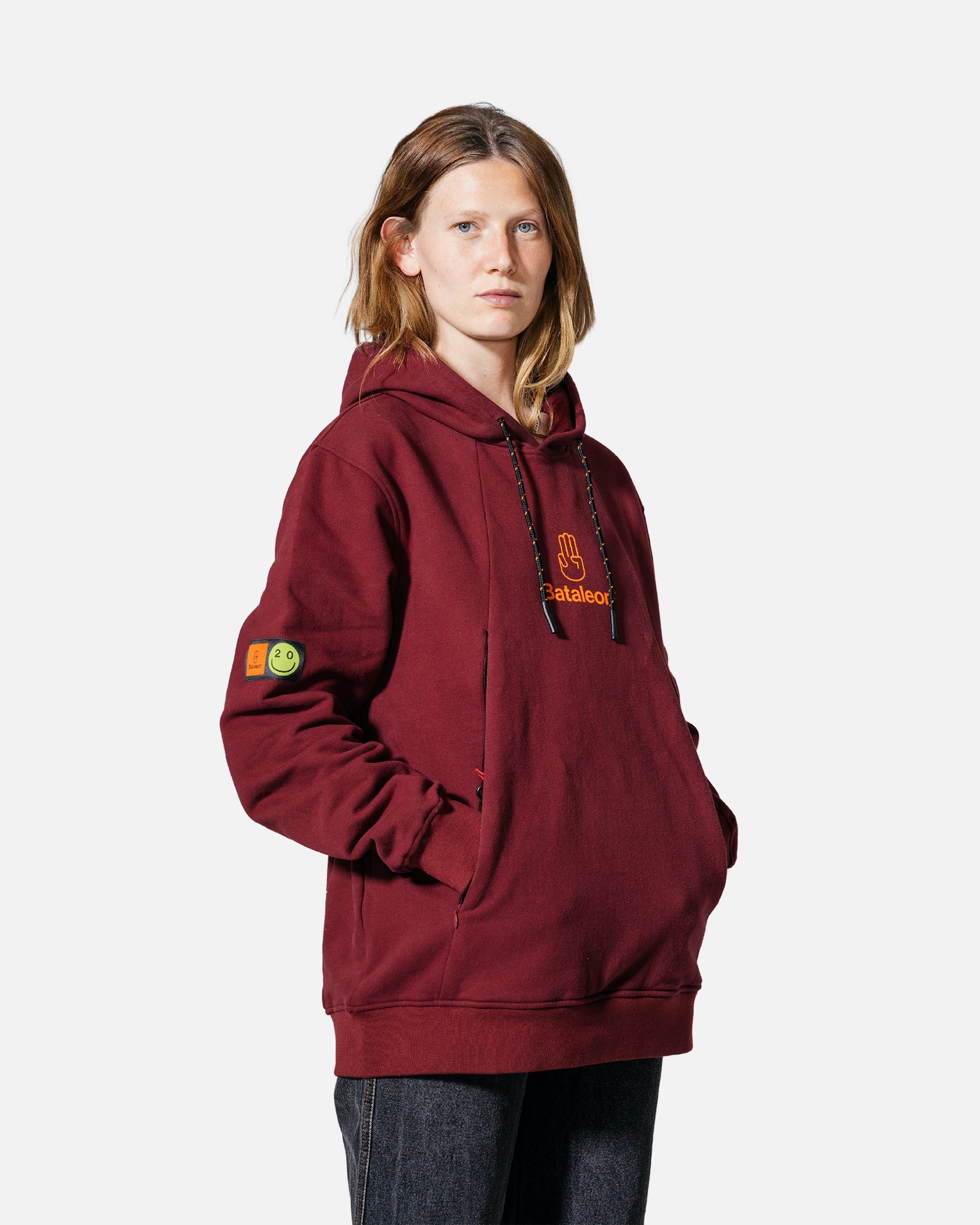 Bataleon snowproof delta hoodie 2023-2024 ruby wine apparel seven