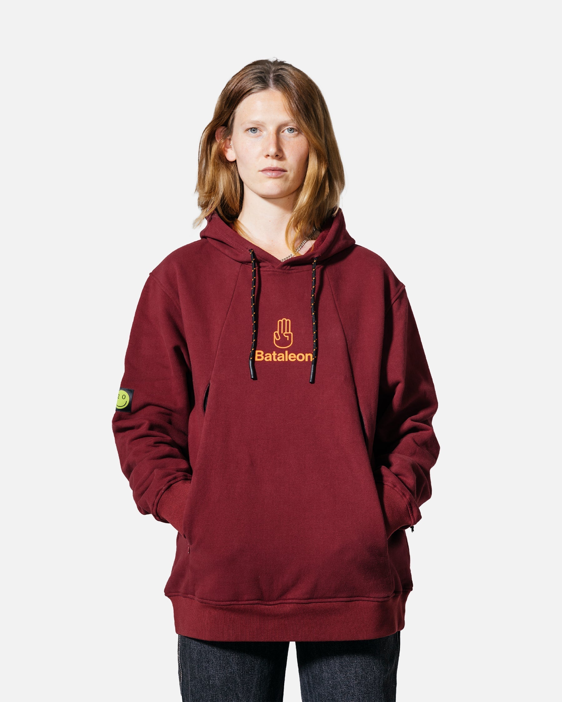 Bataleon snowproof delta hoodie 2023-2024 ruby wine apparel eight