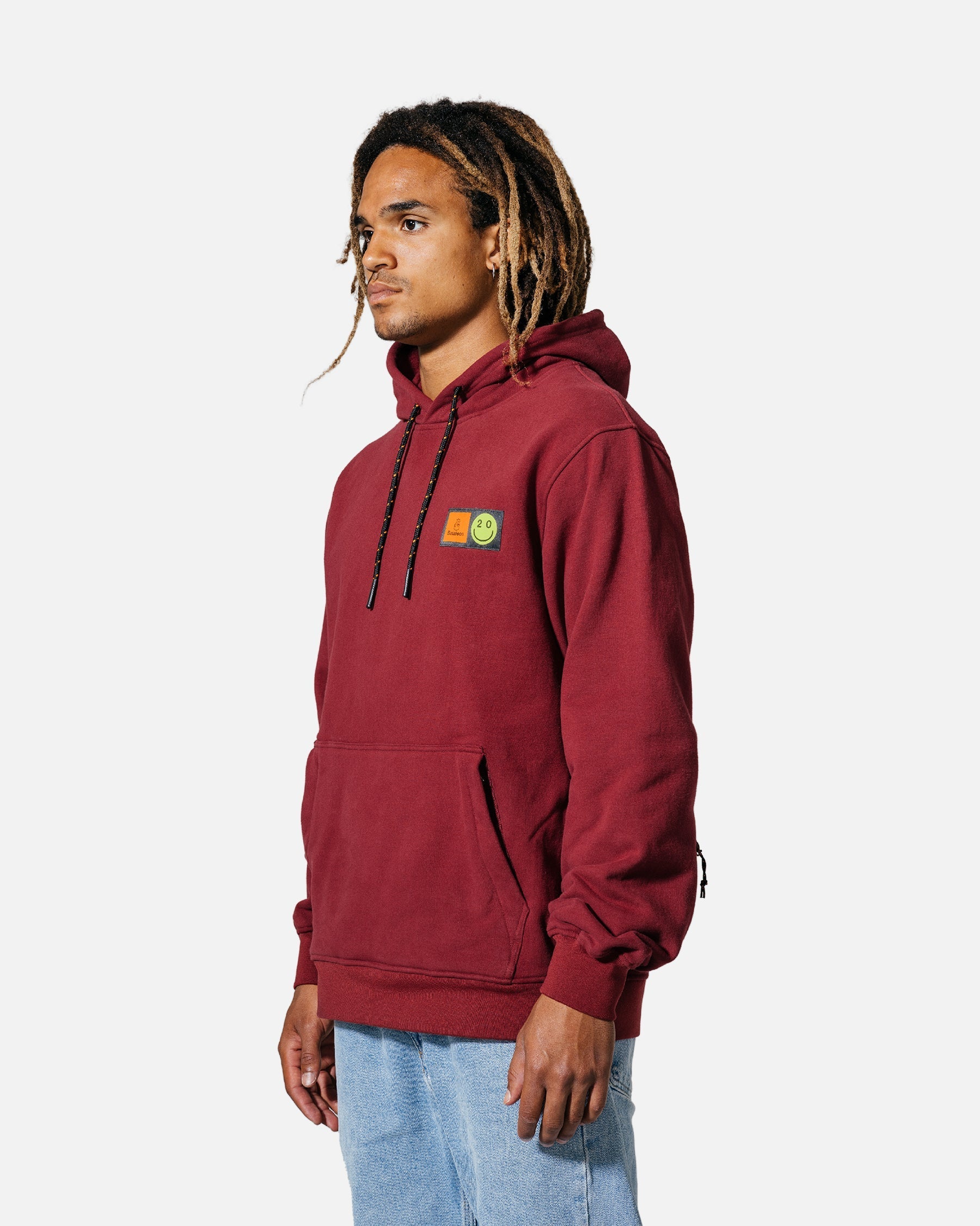 Bataleon snowproof hoodie 2023-2024 ruby wine apparel three