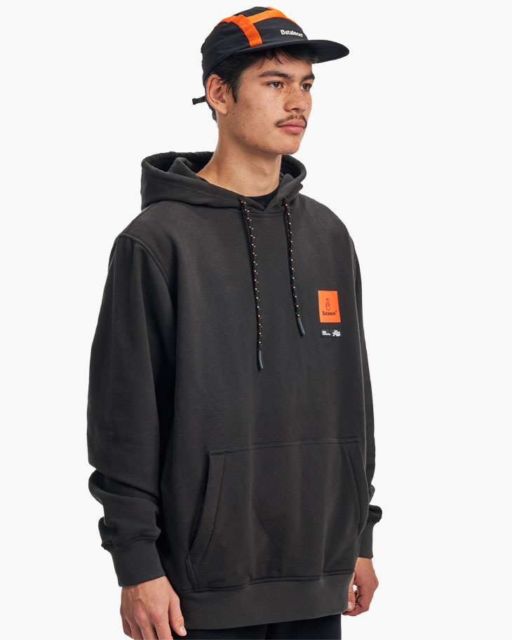 Bataleon Snowproof Hoodie 2023 charcoal front cover product photo